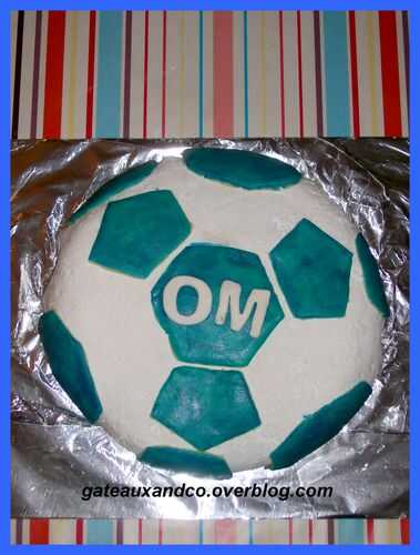 Gâteau ballon de foot