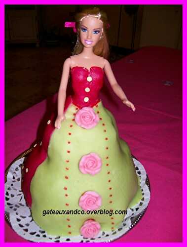 Gâteau Barbie