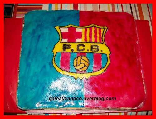 Gâteau barça