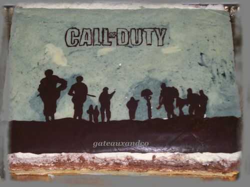 Gâteau Call of Duty