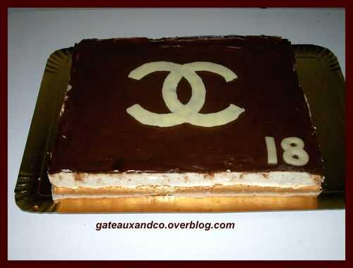 Gâteau Chanel (Bavarois vanille-chocolat)