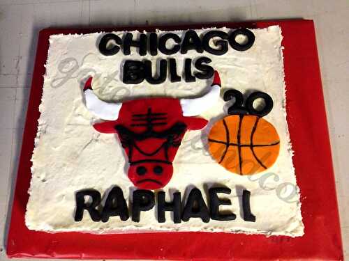 Gâteau Chicago Bulls