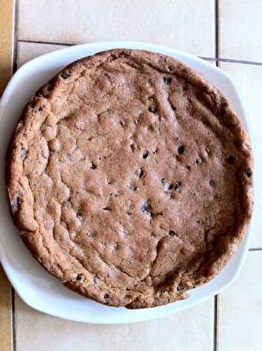 Gâteau cookie aux pépites de chocolat de Valérie