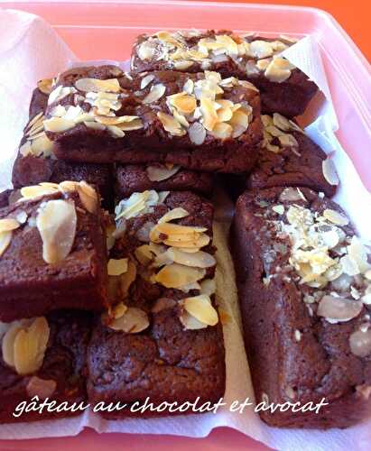 Gâteau extra fondant au chocolat et avocat