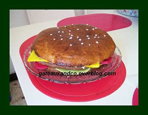 Gâteau hamburger - Gateauxandco