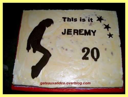 Gâteau Michael Jackson