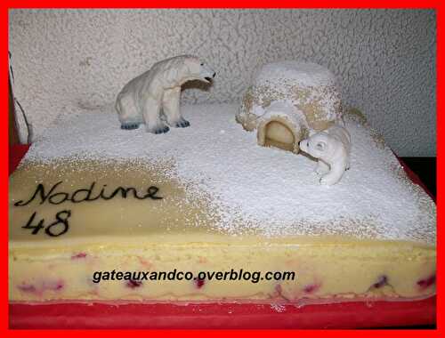 Gâteau ours polaire et igloo