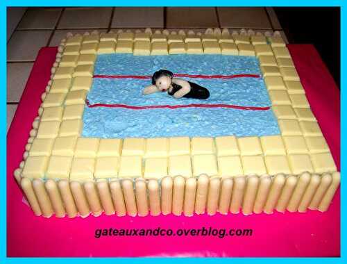 Gâteau piscine - Gateauxandco
