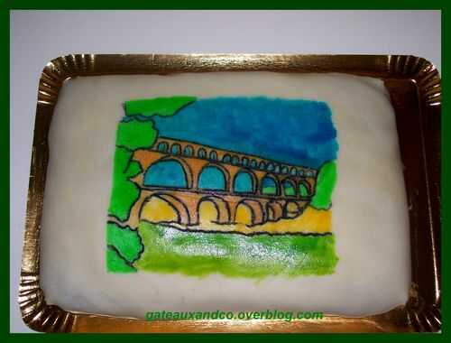 Gâteau Pont du Gard