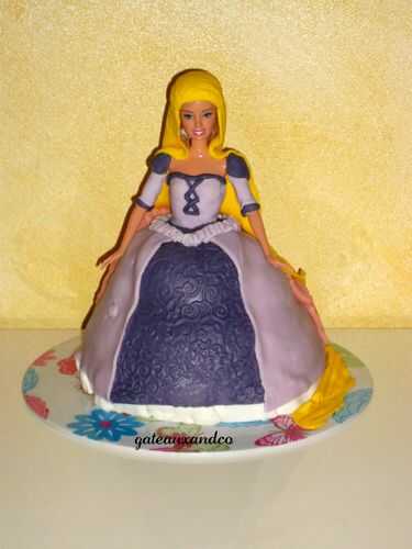 Gâteau princesse Raiponce