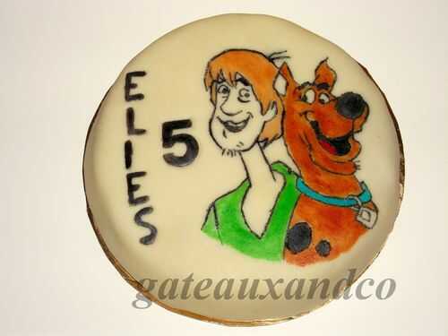 Gâteau scooby doo