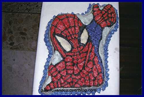 Gâteau spiderman