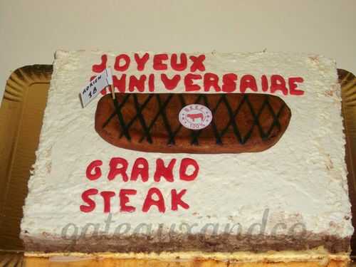 Gâteau steak/steak cake - Gateauxandco
