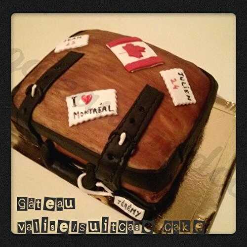 Gâteau valise/suitcase cake - Gateauxandco