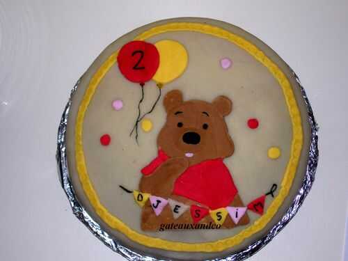 Gâteau Winnie l'ourson