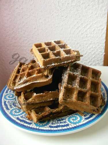 Gaufres de Bruxelles au chocolat de Julie Andrieu