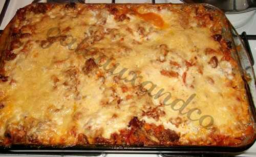 Lasagnes au chorizo/munster