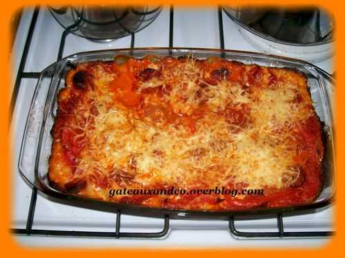 Lasagnes poivrons/chorizo