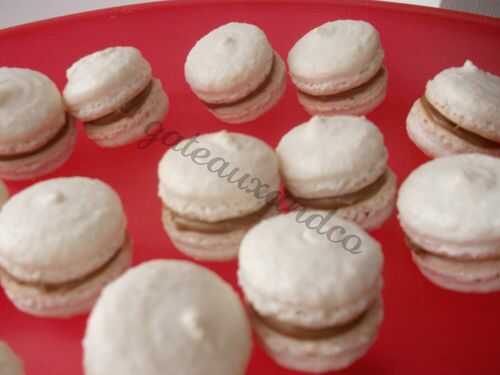 Macarons à la pâte de spéculoos