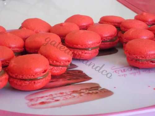 Macarons au café