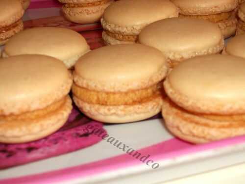 Macarons au caramel au beurre salé