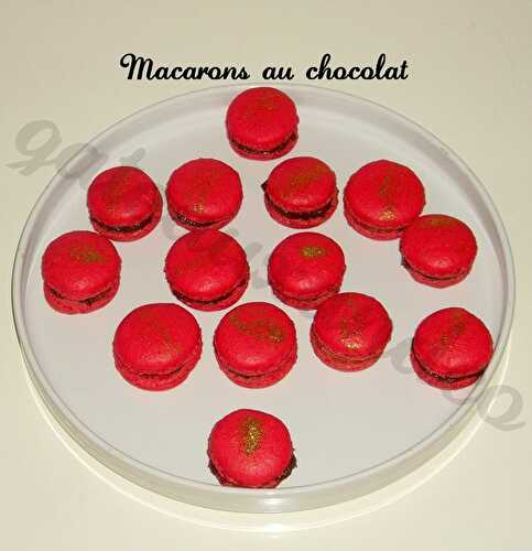 Macarons au chocolat