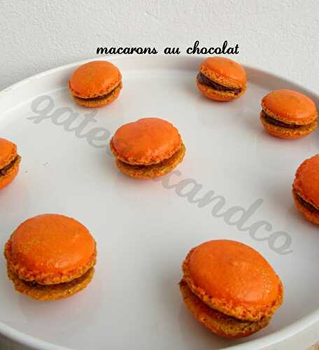 Macarons au chocolat