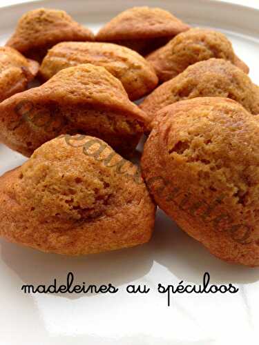 Madeleines au spéculoos