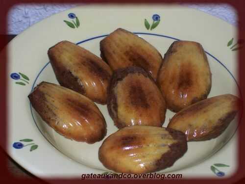 Madeleines marbrées