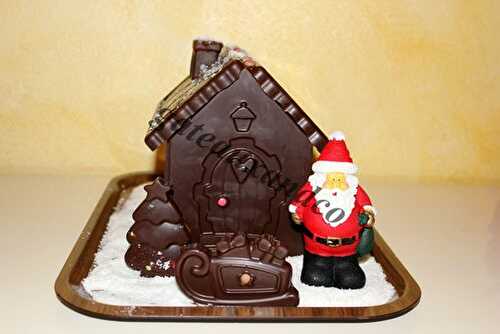 Maison en chocolat... Joyeux Noël !