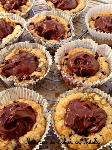 Mini cup de cookies au Nutella