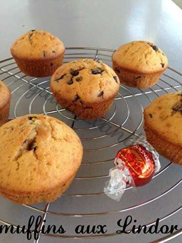 Mise à l'honneur muffins aux Lindor de Lindt