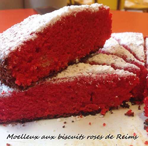 Moelleux aux biscuits roses de Reims