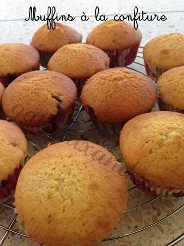 Muffins à la confiture