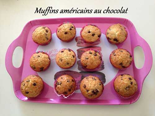 Muffins américains au chocolat