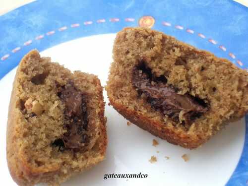 Muffins au nutella