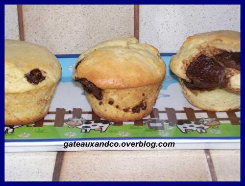 Muffins au nutella