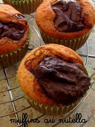 Muffins au nutella