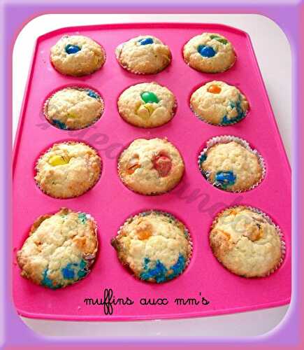 Muffins aux mm's