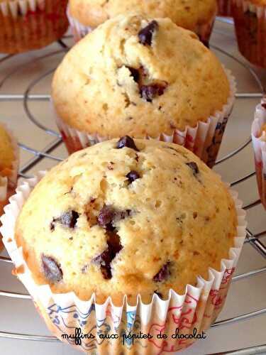 Muffins aux pépites de chocolat