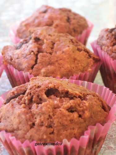 Muffins chocolat et noix de pécan