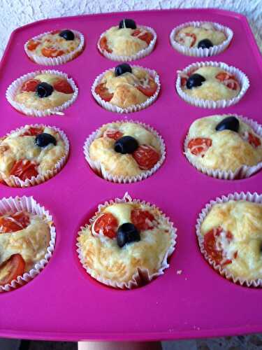 Muffins façon pizza