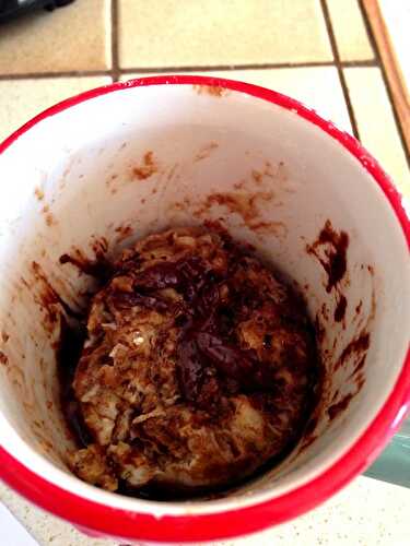 Mug cake au chocolat