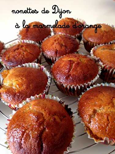 Nonnettes de Dijon à la marmelade d'orange