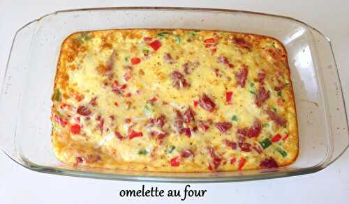 Omelette au four - Gateauxandco