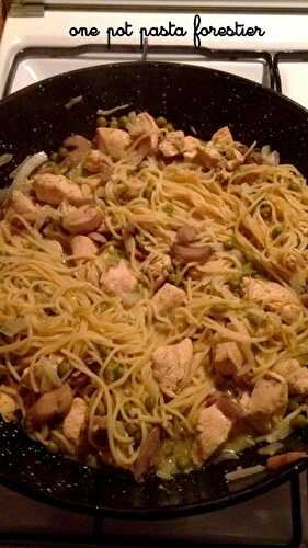 One pot pasta forestier