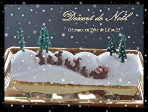 Petit concours "desserts de Noël" chez lilou