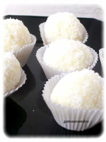 Petites bouchées à la noix de coco