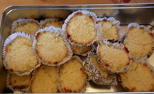 Petits gâteaux citron-noix de coco