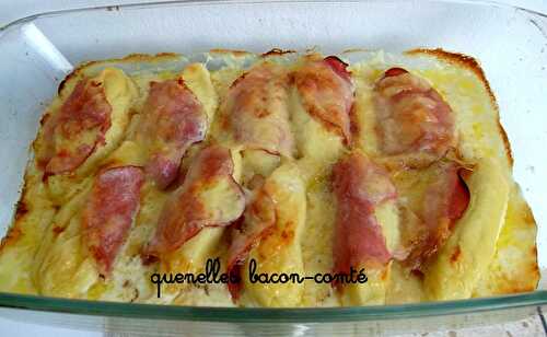 Quenelles au bacon-comté